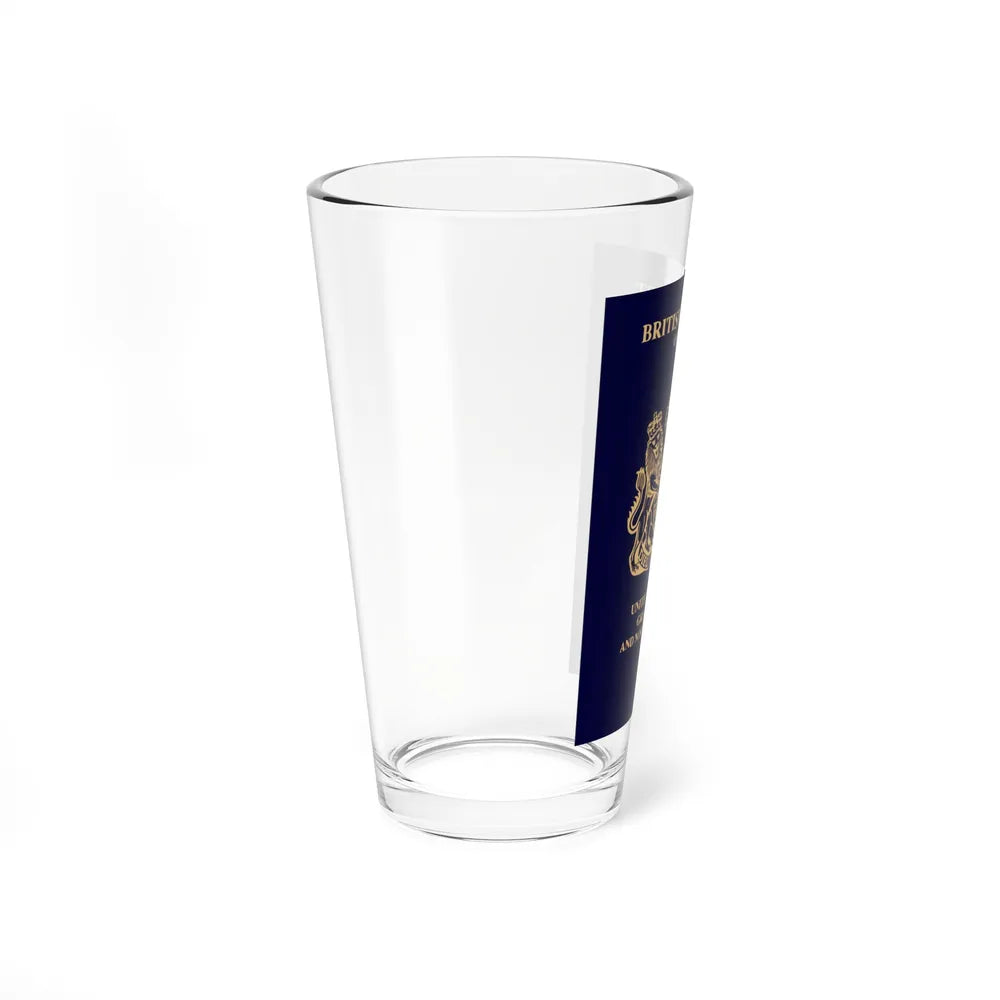 British Passport 2020 (Official) - Pint Glass 16oz-Go Mug Yourself