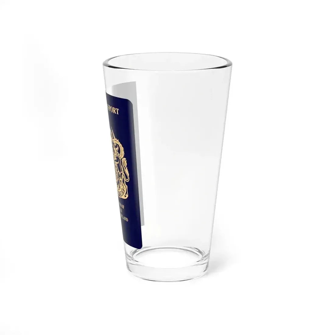 British Passport 2020 - Pint Glass 16oz - Go Mug Yourself
