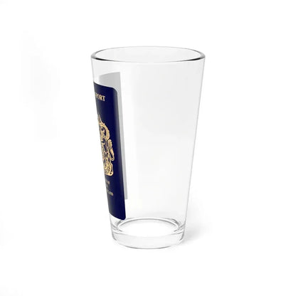 British Passport 2020 - Pint Glass 16oz - Go Mug Yourself