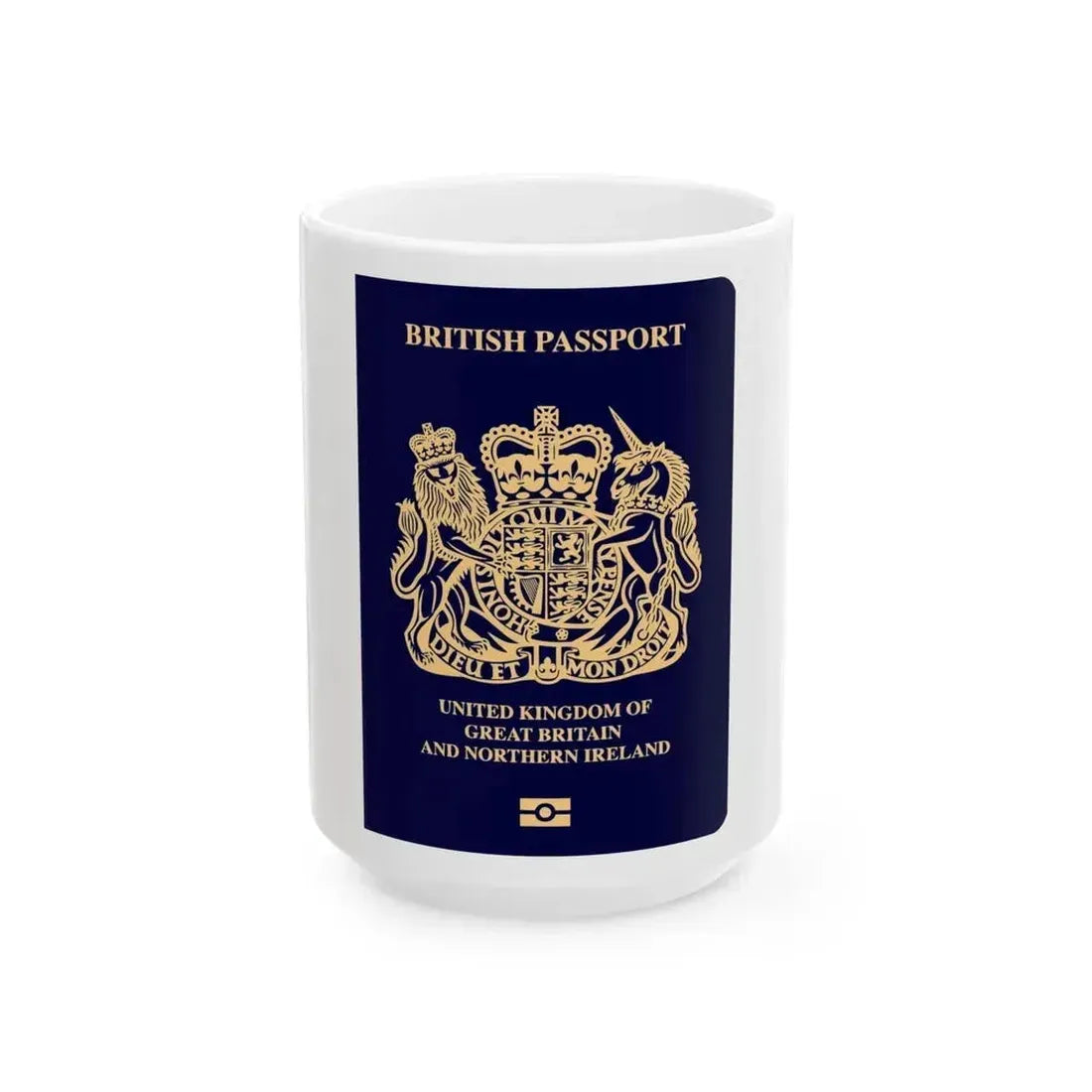 British Passport 2020 - White Coffee Mug 15oz - Go Mug Yourself
