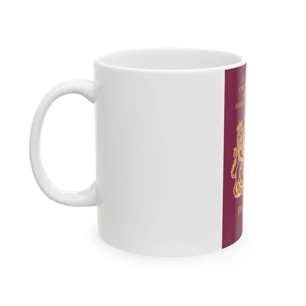 British Passport - White Coffee Mug - Go Mug Yourself