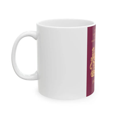 British Passport - White Coffee Mug-Go Mug Yourself