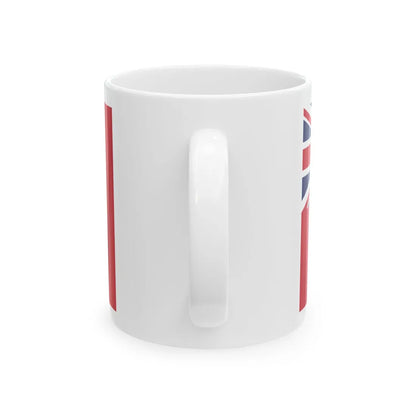 British Raj Red Ensign (India) White Coffee Mug - Go Mug Yourself