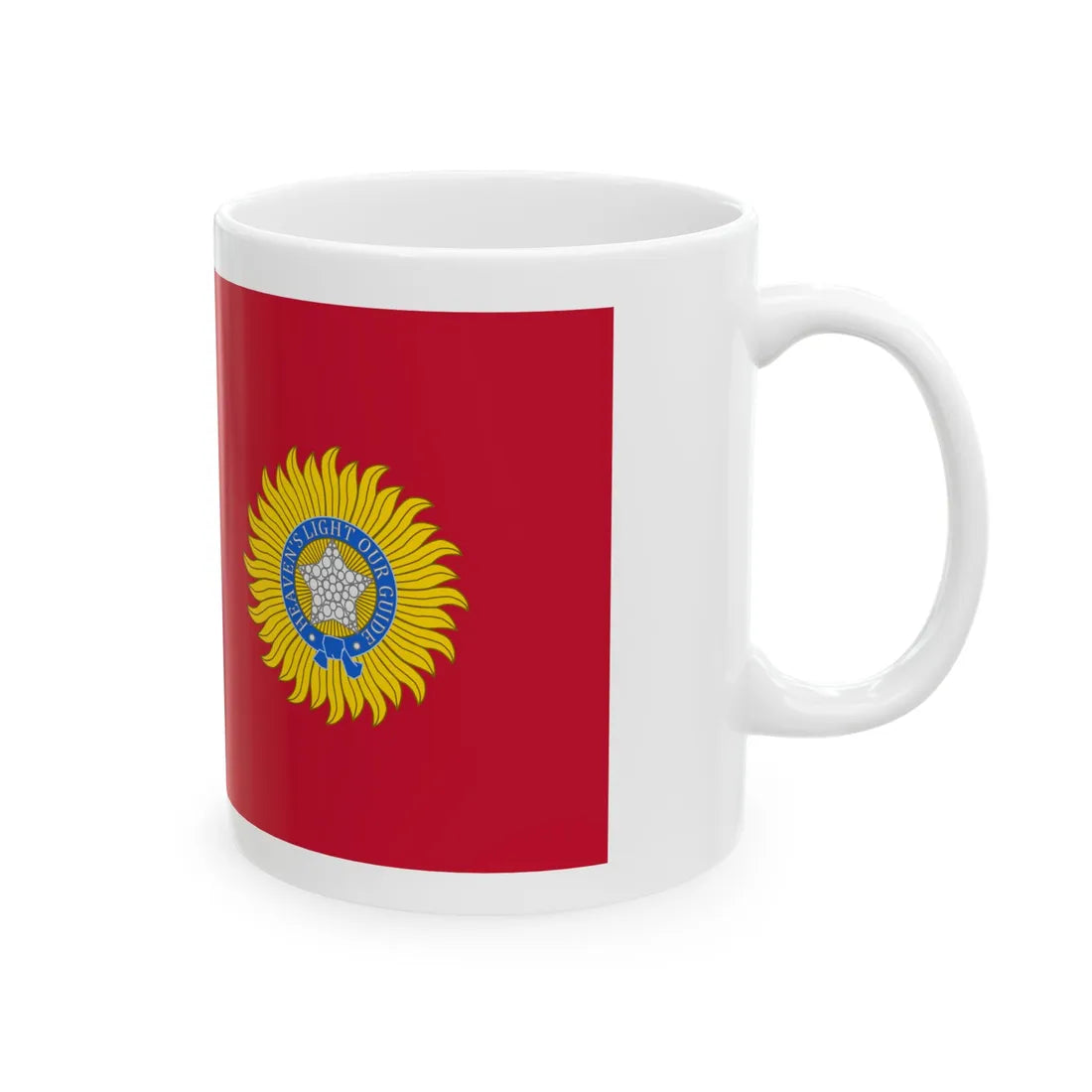 British Raj Red Ensign (India) White Coffee Mug - Go Mug Yourself