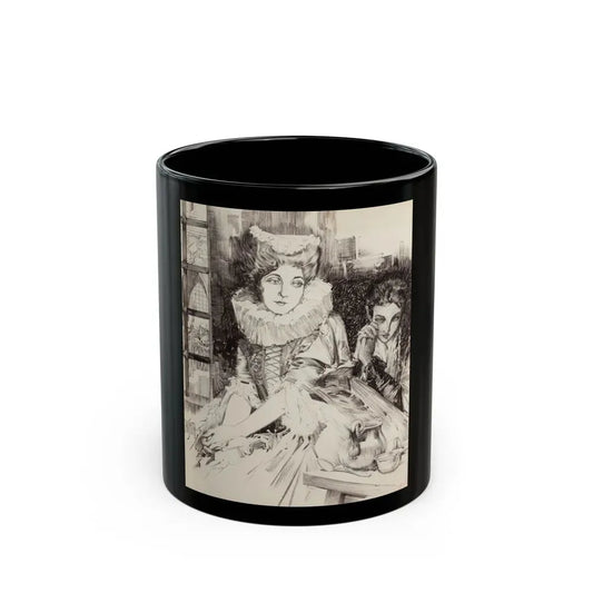 British Scene Depicting the Beheading of Anne Boleyn - Black Coffee Mug 11oz - Go Mug Yourself