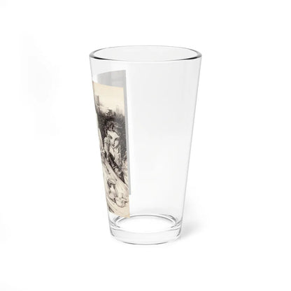 British Scene Depicting the Beheading of Anne Boleyn (Magazine Illustration) Pint Glass 16oz-Go Mug Yourself