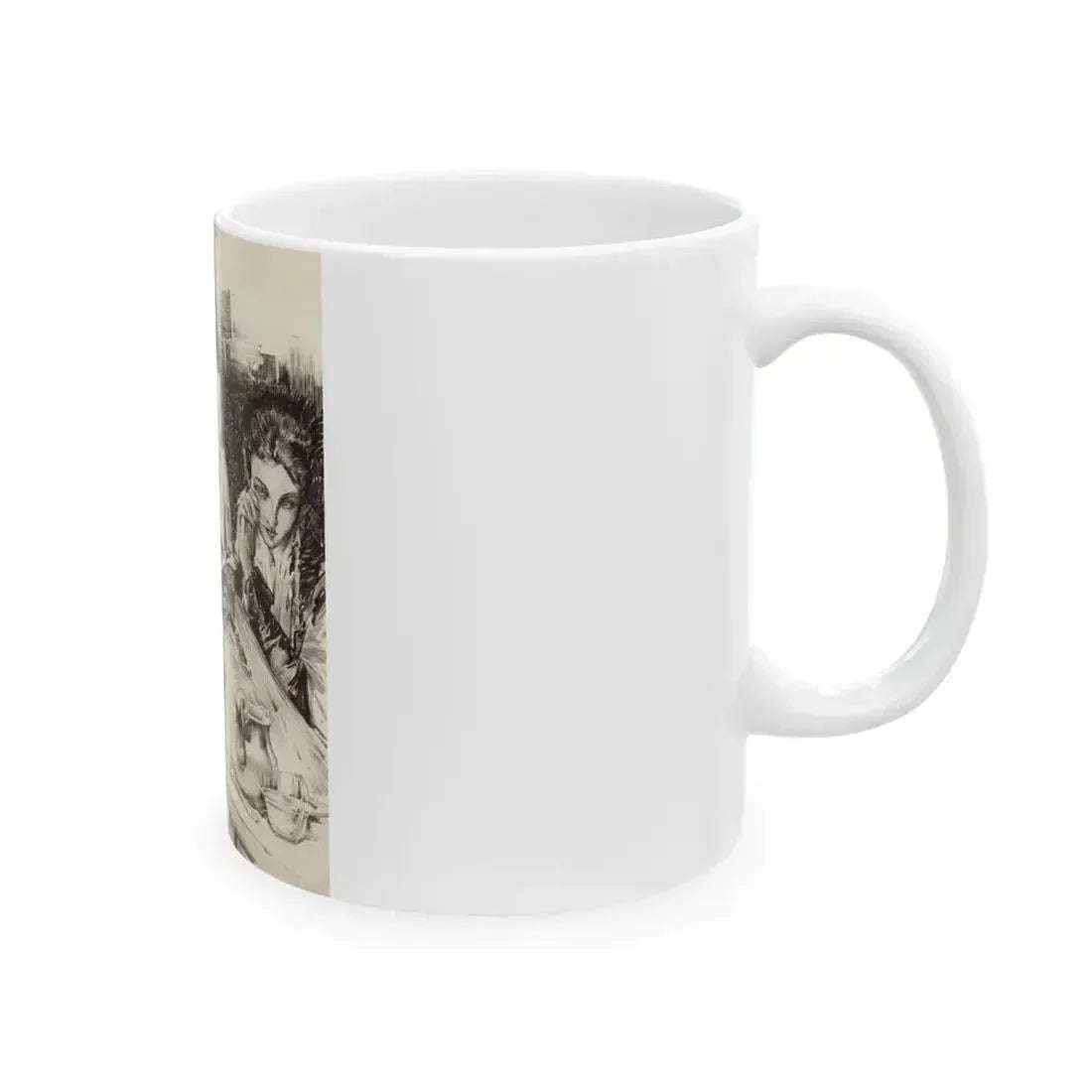 British Scene Depicting the Beheading of Anne Boleyn - White Coffee Mug - Go Mug Yourself