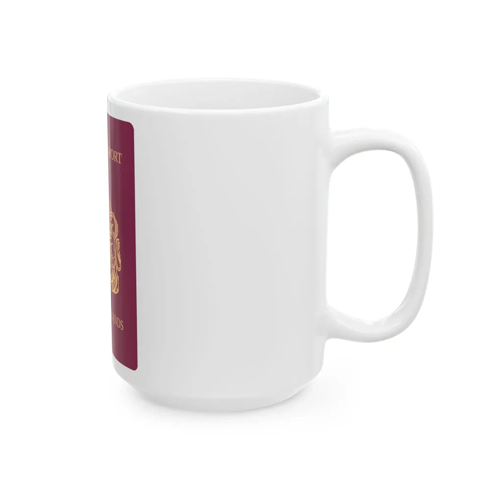 British Virgin Islands Passport - White Coffee Mug-Go Mug Yourself