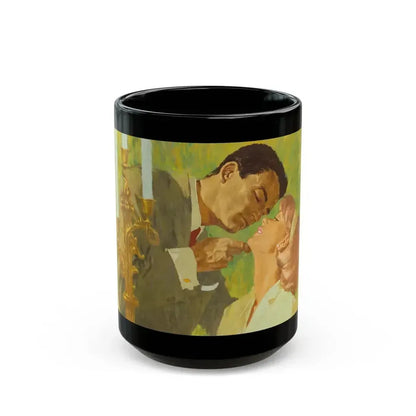 British Women's Magazine Illustration (c. 1963) - Black Coffee Mug 15oz - Go Mug Yourself