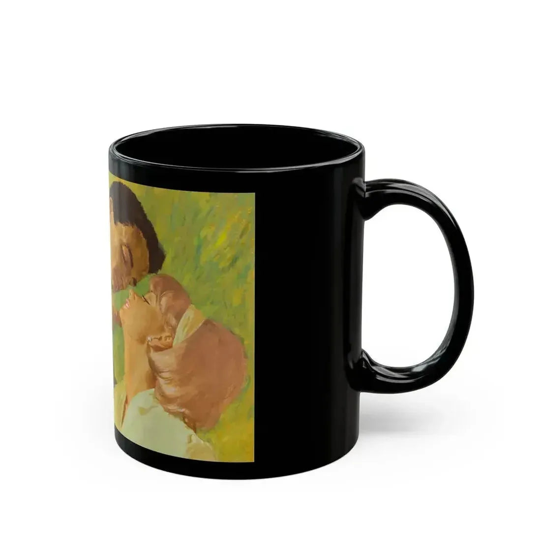 British Women's Magazine Illustration (c. 1963) - Black Coffee Mug - Go Mug Yourself
