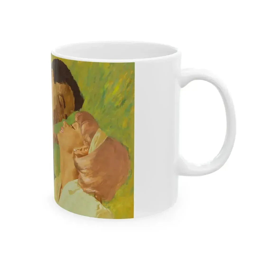 British Women's Magazine Illustration (c. 1963) - White Coffee Mug - Go Mug Yourself