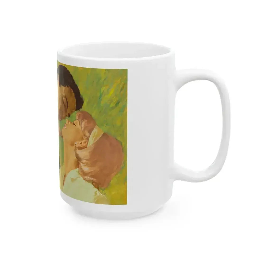 British Women's Magazine Illustration (c. 1963) - White Coffee Mug - Go Mug Yourself
