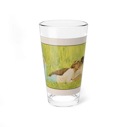 British Women's Magazine Illustration (Grestock and Marsh, c. 1960s) (Magazine Illustration) Pint Glass 16oz 16oz - Go Mug Yourself