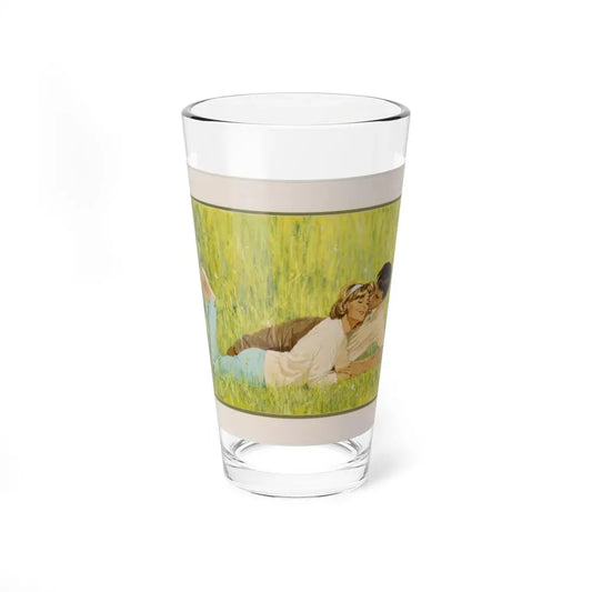 British Women's Magazine Illustration (Grestock and Marsh, c. 1960s) (Magazine Illustration) Pint Glass 16oz 16oz - Go Mug Yourself