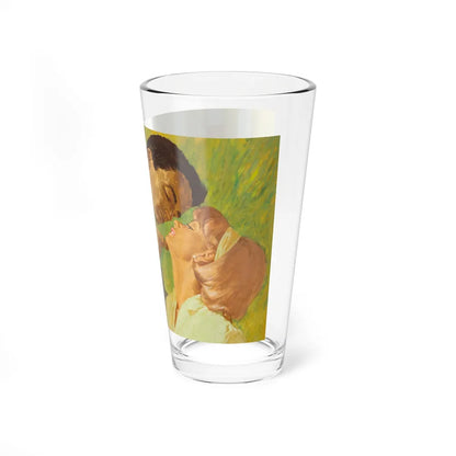 British Women's Magazine Illustration (c. 1963) (Magazine Illustration) Pint Glass 16oz-Go Mug Yourself