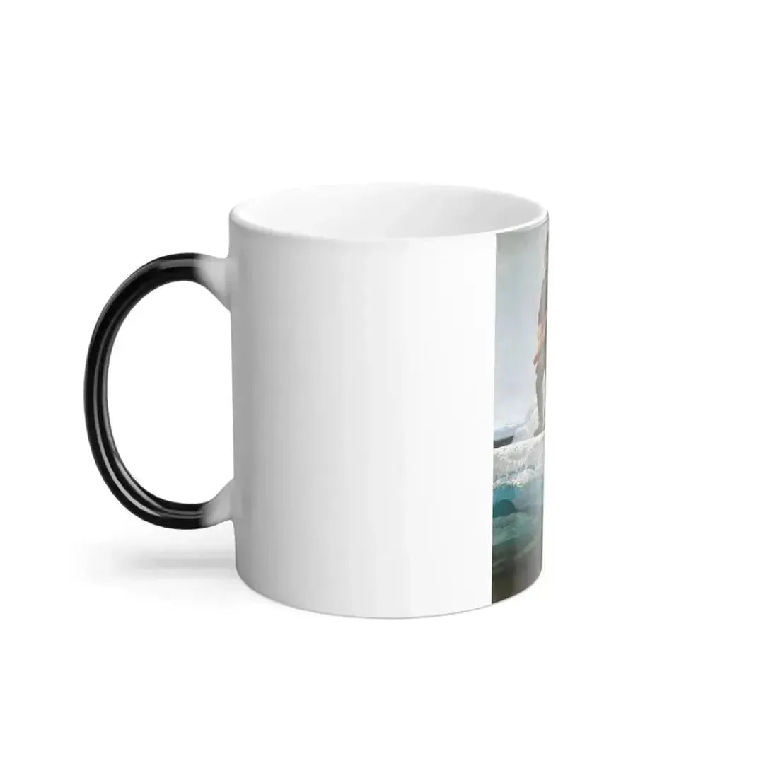 Briton Riviere (1840-1920) The Last of the Crew - Oil on canvas 1883 - Color Changing Mug 11oz - Go Mug Yourself