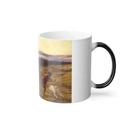 Briton Riviere (1840-1920) The Miracle of the Gaderene Swine - 1883 - Color Changing Mug 11oz - Go Mug Yourself