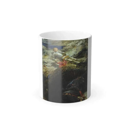 Briton Riviere (1908-1909) Saint George and the Dragon - Oil on canvas 1908-1909 - Color Changing Mug 11oz 11oz - Go Mug Yourself