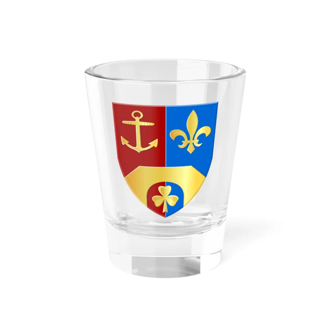 Britswert wapen (Netherlands) (Coat of Arms) Shot Glass 1.5oz 1.5oz - Go Mug Yourself
