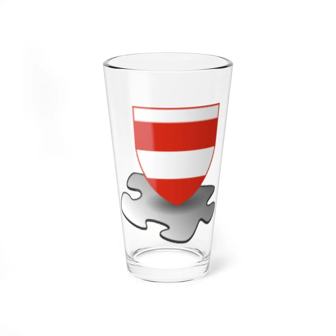 Brno stub (Czech Republic) (Coat of Arms) Pint Glass 16oz 16oz - Go Mug Yourself