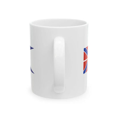 Broad pennant of the Grand Duchess of Russia (Estonia) White Coffee Mug - Go Mug Yourself