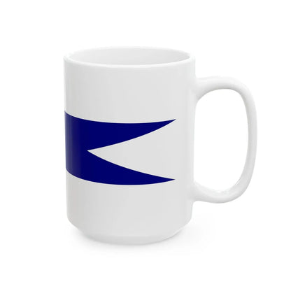Broad pennant of the Grand Duchess of Russia (Estonia) White Coffee Mug - Go Mug Yourself