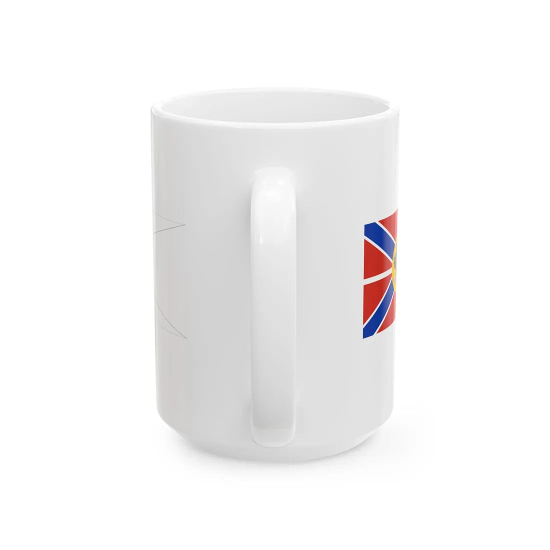 Broad pennant of the Grand Duke of Russia (Estonia) White Coffee Mug - Go Mug Yourself