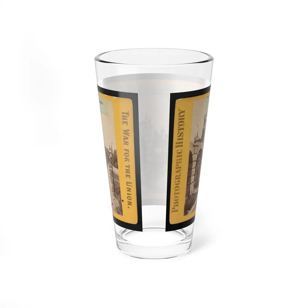 Broad St., Charleston, S.C., Looking East, With The Ruins Of The Roman Catholic Cathedral And St. Michael's Church In The Distance (U.S. Civil War) Pint Glass 16oz-Go Mug Yourself