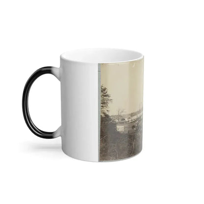 Broadway Landing, Appomattox River, Va., Butler's Signal Tower at Point of Rocks, in Distance (U.S. Civil War) Color Changing Coffee Mug 11oz - Go Mug Yourself