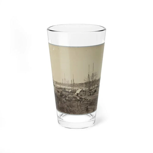 Broadway Landing, Appomattox River, Va., Butler's Signal Tower At Point Of Rocks, In Distance (U.S. Civil War) Pint Glass 16oz 16oz - Go Mug Yourself