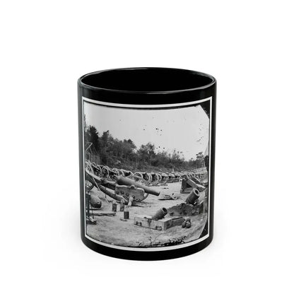 Broadway Landing, Appomattox River, Virginia. Ordnance ( ) (U.S. Civil War) Black Coffee Mug 11oz - Go Mug Yourself