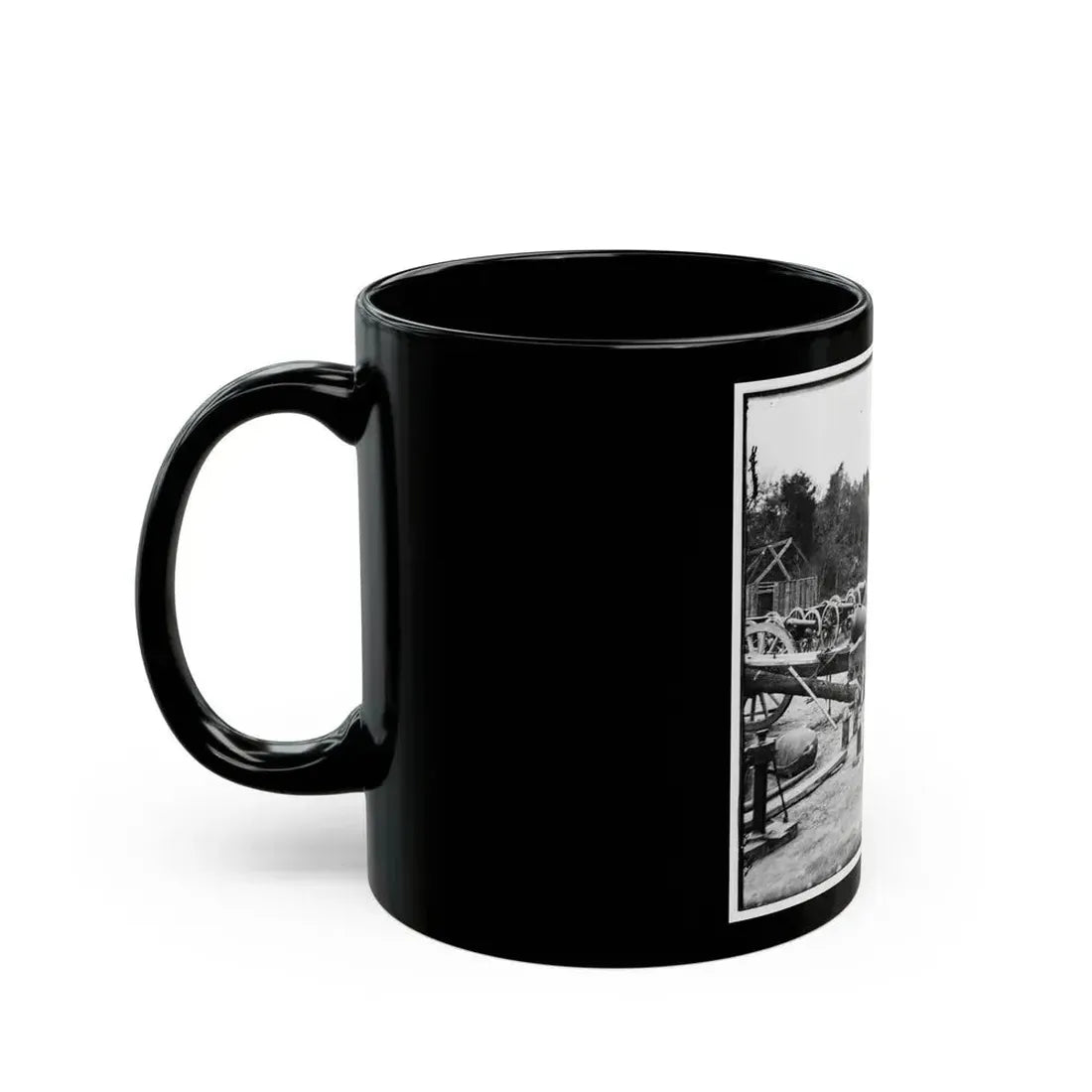 Broadway Landing, Appomattox River, Virginia. Ordnance ( ) (U.S. Civil War) Black Coffee Mug - Go Mug Yourself