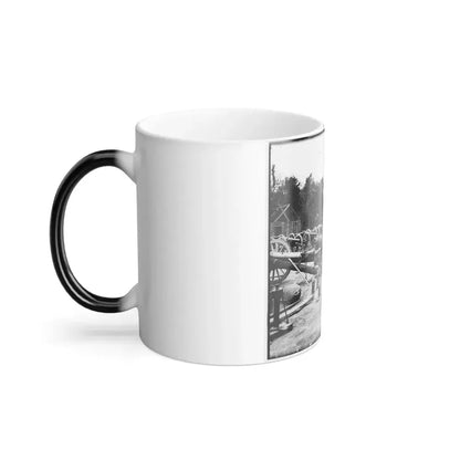 Broadway Landing, Appomattox River, Virginia. Ordnance ( ) (U.S. Civil War) Color Changing Coffee Mug 11oz - Go Mug Yourself
