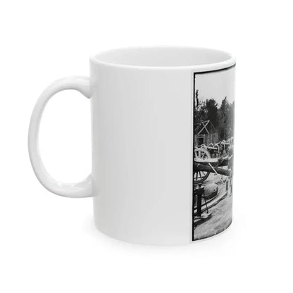 Broadway Landing, Appomattox River, Virginia. Ordnance ( ) (U.S. Civil War) White Coffee Mug - Go Mug Yourself