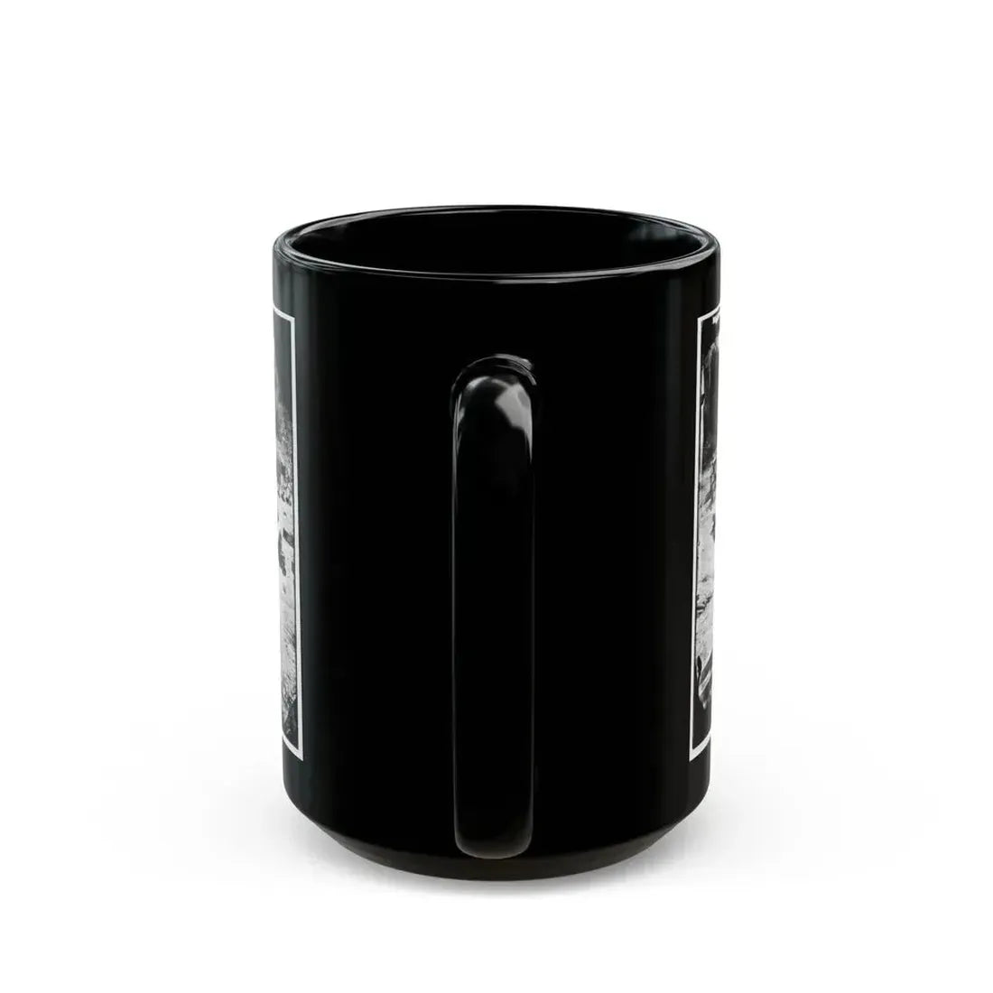 Broadway Landing, Appomattox River, Virginia. Park Of Artillery 001 (U.S. Civil War) Black Coffee Mug - Go Mug Yourself