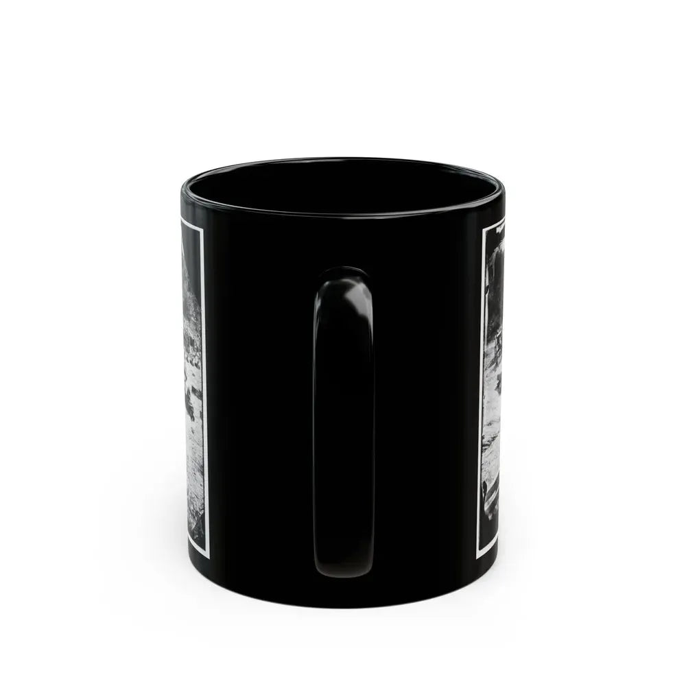 Broadway Landing, Appomattox River, Virginia. Park Of Artillery 001 (U.S. Civil War) Black Coffee Mug - Go Mug Yourself