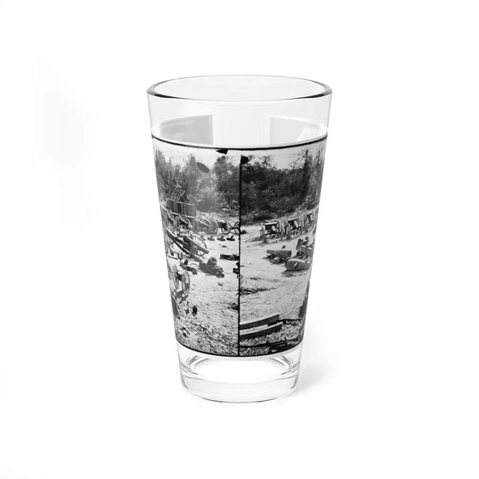 Broadway Landing, Appomattox River, Virginia. Park Of Artillery 001 (U.S. Civil War) Pint Glass 16oz 16oz - Go Mug Yourself