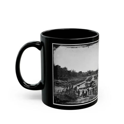 Broadway Landing, Appomattox River, Virginia. Park Of Artillery(2) (U.S. Civil War) Black Coffee Mug - Go Mug Yourself