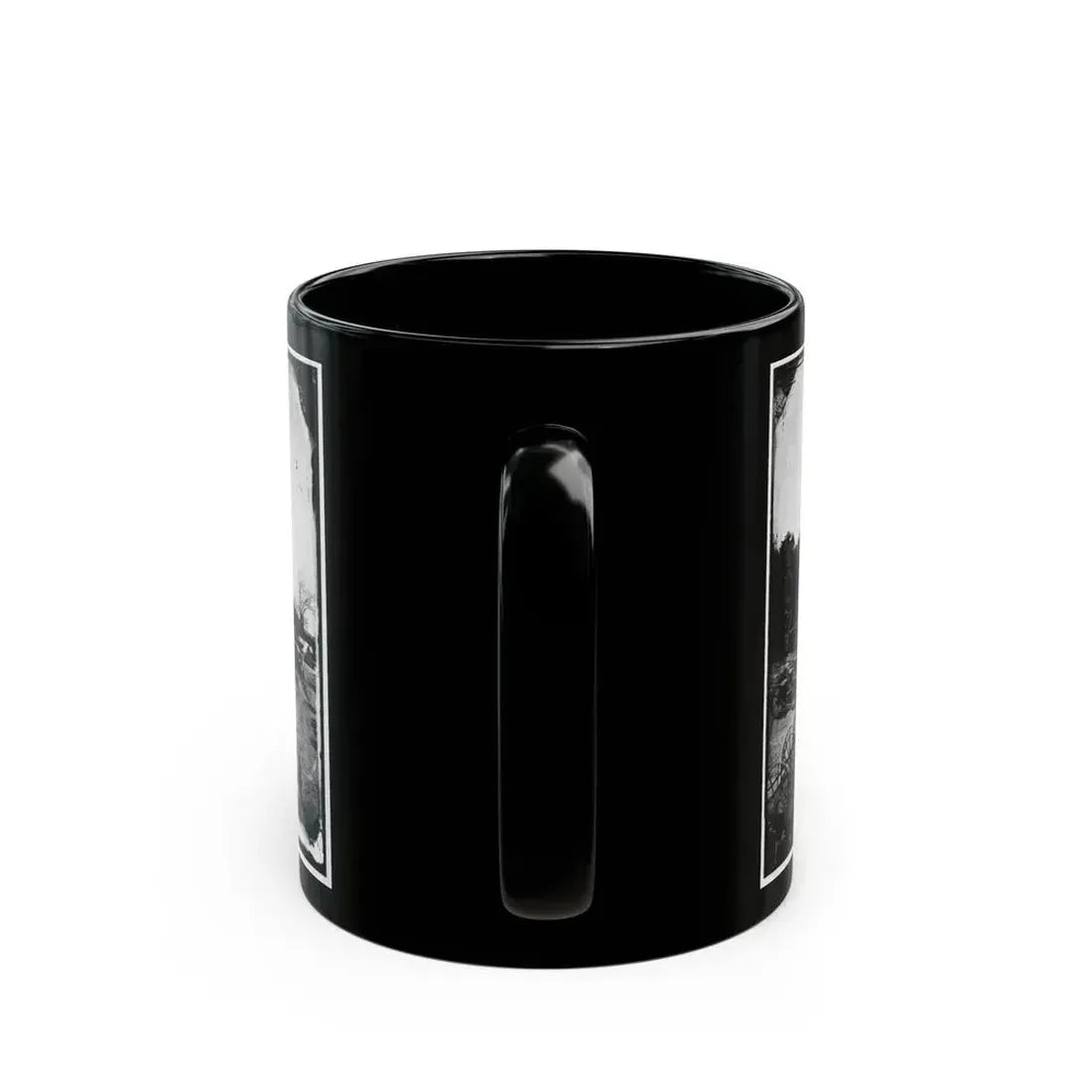 Broadway Landing, Appomattox River, Virginia. Park Of Artillery(2) (U.S. Civil War) Black Coffee Mug - Go Mug Yourself