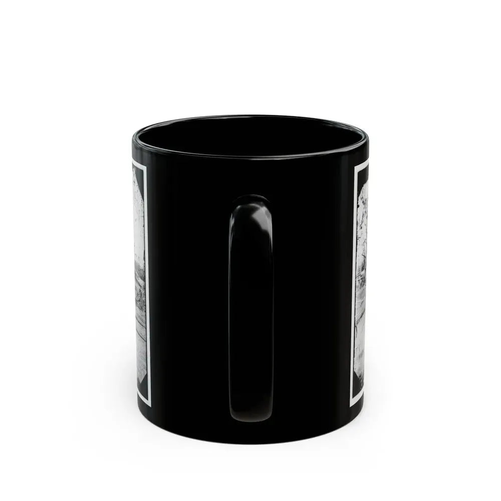 Broadway Landing, Appomattox River, Virginia. Park Of Artillery(3) (U.S. Civil War) Black Coffee Mug - Go Mug Yourself