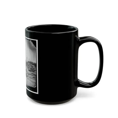 Broadway Landing, Appomattox River, Virginia. Park Of Artillery (U.S. Civil War) Black Coffee Mug - Go Mug Yourself