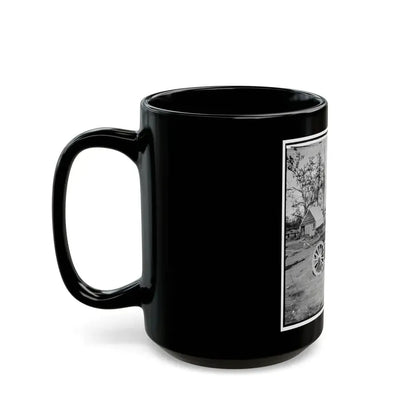 Broadway Landing, Appomattox River, Virginia. Park Of Artillery (U.S. Civil War) Black Coffee Mug - Go Mug Yourself
