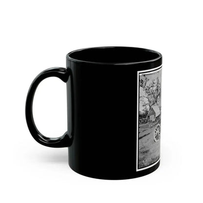 Broadway Landing, Appomattox River, Virginia. Park Of Artillery (U.S. Civil War) Black Coffee Mug - Go Mug Yourself
