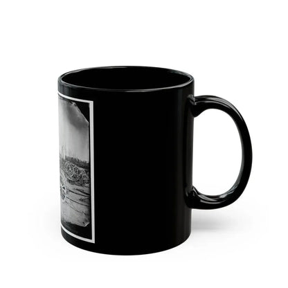 Broadway Landing, Appomattox River, Virginia. Park Of Artillery (U.S. Civil War) Black Coffee Mug - Go Mug Yourself