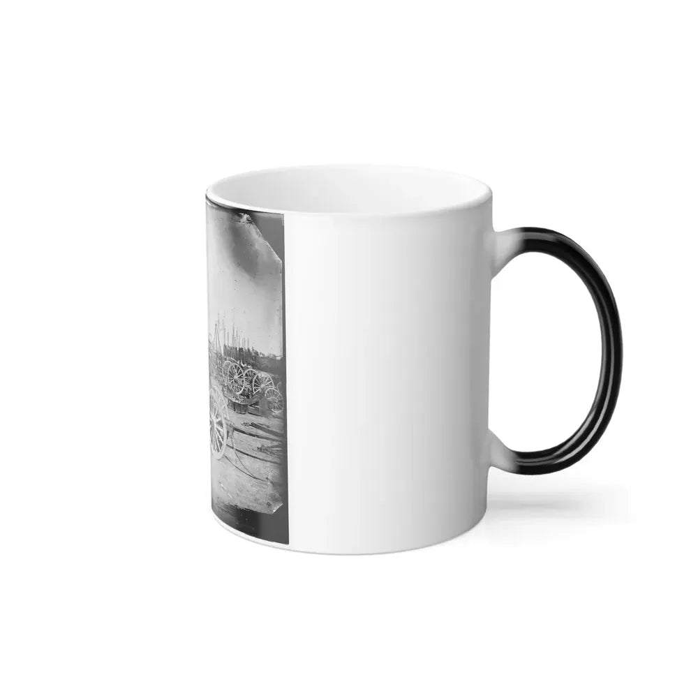 Broadway Landing, Appomattox River, Virginia. Park of Artillery (U.S. Civil War) Color Changing Coffee Mug 11oz - Go Mug Yourself