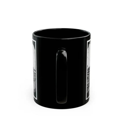 Broadway Landing, Appomattox River, Virginia. Supply Boats And Stores(2) (U.S. Civil War) Black Coffee Mug - Go Mug Yourself