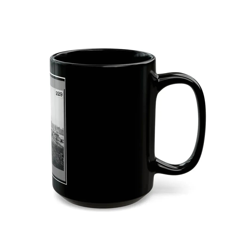 Broadway Landing, Appomattox River, Virginia (U.S. Civil War) Black Coffee Mug - Go Mug Yourself
