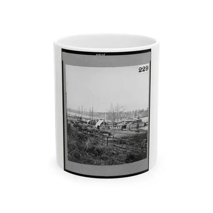 Broadway Landing, Appomattox River, Virginia (U.S. Civil War) White Coffee Mug 11oz - Go Mug Yourself