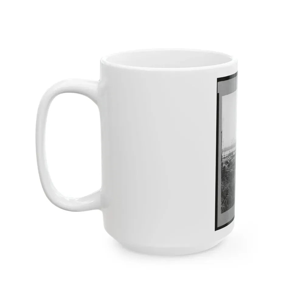 Broadway Landing, Appomattox River, Virginia (U.S. Civil War) White Coffee Mug - Go Mug Yourself