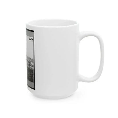 Broadway Landing, Appomattox River, Virginia (U.S. Civil War) White Coffee Mug - Go Mug Yourself